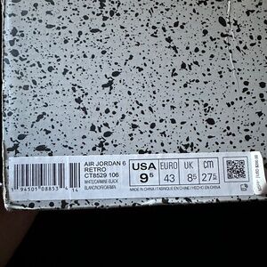 Jordan 6 Retro Carmine Size 9.5 Used